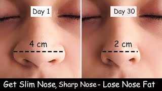 Lose Nose Fat  Get Slim Nose  Nose Reshaping Exercise  Nose Slimming Sharp Nose Nose Exercise [upl. by Goldfarb]