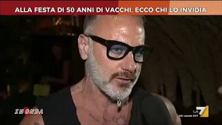 Alla festa di 50 anni di Gianluca Vacchi ecco chi lo invidia [upl. by Eidda579]