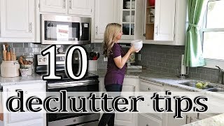 10 Clever Ways to Declutter Your Home  Decluttering and Organizing [upl. by Hsetim]