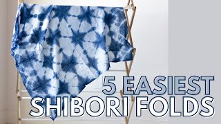 5 Shibori Folding Techniques [upl. by Laing162]