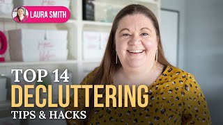 Decluttering Tips amp Hacks  14 Best Ways to Declutter Fast [upl. by Rodi278]