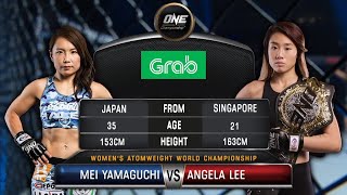 Angela Lees INCREDIBLE REMATCH With Mei Yamaguchi  Full Fight Replay [upl. by Adigun]