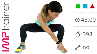 Video Workout GAG tonificazione gambe glutei e addominali 45 minuti [upl. by Mecke]