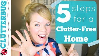 How To Declutter Your Home in 5 Easy Steps [upl. by Kappenne]