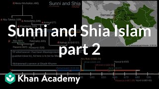 Sunni and Shia Islam part 2  World History  Khan Academy [upl. by Ixela]