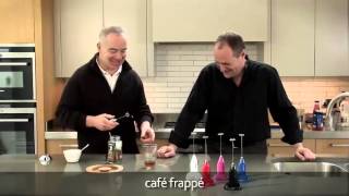 How to make a frappé coffee using an aerolatte milk frother [upl. by Knox]