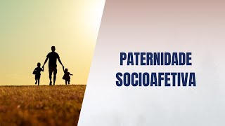 Paternidade socioafetiva [upl. by Lotte]