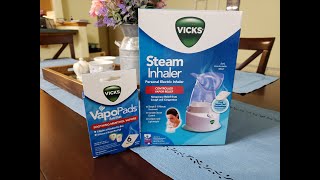 Vicks Steam Inhaler English Demonstration [upl. by Ahsaek]