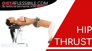 hip thrust bilanciere  tutorial completo [upl. by Deeas106]