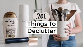 200 Things to Get Rid of in 2020  Ultimate Decluttering Guide   Free PDF Checklist [upl. by Keraj998]