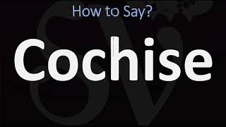 How to Pronounce Cochise CORRECTLY [upl. by Leatri273]