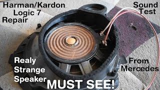 HarmanKardon Logic7 Speaker Repair and Sound Test [upl. by Ethben]