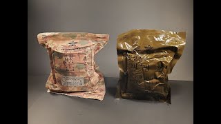 2015 amp 1993 South Korea RoK Field Rations MRE Review Meal Ready to Eat Taste Testing [upl. by Fasta]