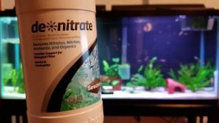 how to remove Nitrates from freshwater aquarium with seachem de nitrate [upl. by Aldwin]