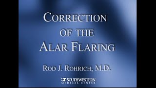 6 Correction of the Alar Flaring [upl. by Sucramad241]