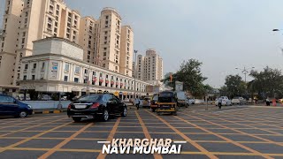 Kharghar  4K  Winter Afternoon Drive  Navi Mumbai [upl. by Gunner]