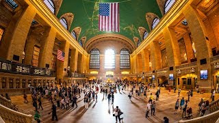 Walking Tour of Grand Central Terminal — New York City 【4K】🇺🇸 [upl. by Adnyc481]