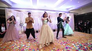 Gallan goodiyan amp Chogada  Brothers Sangeet Dance  Aashi Adani [upl. by Aidahs]