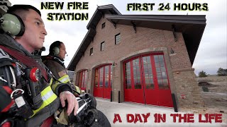 First 24 Hours in a New Fire Station  A Day in the Life [upl. by Lacie]