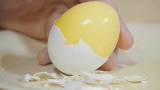 How to Scramble Eggs Inside Their Shell  NEW VERSION [upl. by Yeorgi521]