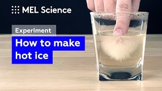 How to make hot ice from baking soda and vinegar easy experiment [upl. by Crin32]