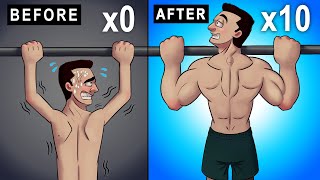 Go from 0 to 10 PullUps FAST [upl. by Ahsemo]