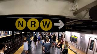 ⁴ᴷ The Busiest NYC Subway Station Times Square–42nd StreetPort Authority Bus Terminal [upl. by Elvina287]