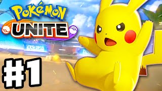 Pokemon Unite  Gameplay Walkthrough Part 1  Intro and Standard Unite Battles Nintendo Switch [upl. by Ellord]