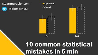 Ten Statistical Mistakes in 5 Min [upl. by Guthry]