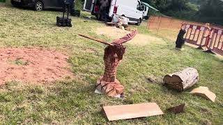 A fabulous range of wooden sculpture at Caerleon festival 2024 [upl. by Elias]