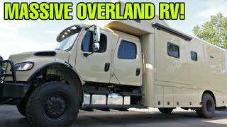 MASSIVE RV 4x4 OffRoad Motorhome Overlanders Dream The Showhauler [upl. by Enyalahs]