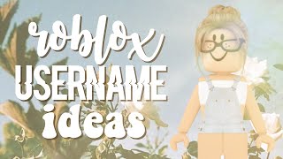 Aesthetic Roblox Username Ideas 2021  Flxral ♡ [upl. by Ydollem]