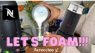 How To Foam Milk With Aeroccino 3 Make Coffee With Foam Tips amp Tricks  Easy Foamed Latte Recipe [upl. by Woody]