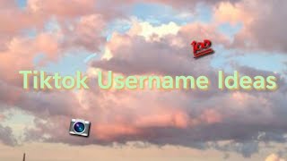 tiktok username ideas 🌿 aesthetic username [upl. by Skip]