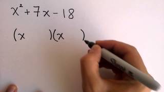 Factoring Quadratic Expressions Pt 1 [upl. by Bashee542]