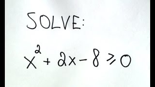 ❖ Solving Quadratic Inequalities ❖ [upl. by Angelis977]