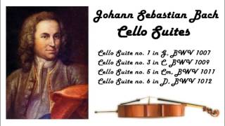 Johann Sebastian Bach  Cello suites in 432 Hz great for reading or studying [upl. by Ehgit600]