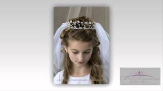 First Communion VeilsFirst Communion DressesHeadpieces [upl. by Raffin914]