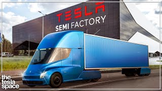 Tesla Reveals NEW Semi Gigafactory [upl. by Drawe]