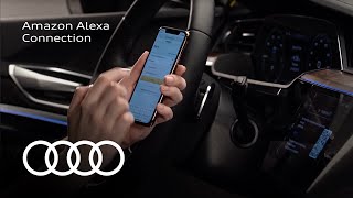 Audi Tech Tutorial Amazon Alexa Connection [upl. by Anairdna]